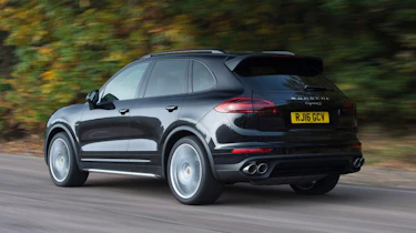 Used Porsche Cayenne - rear action