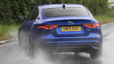 Jaguar XE - rear cornering