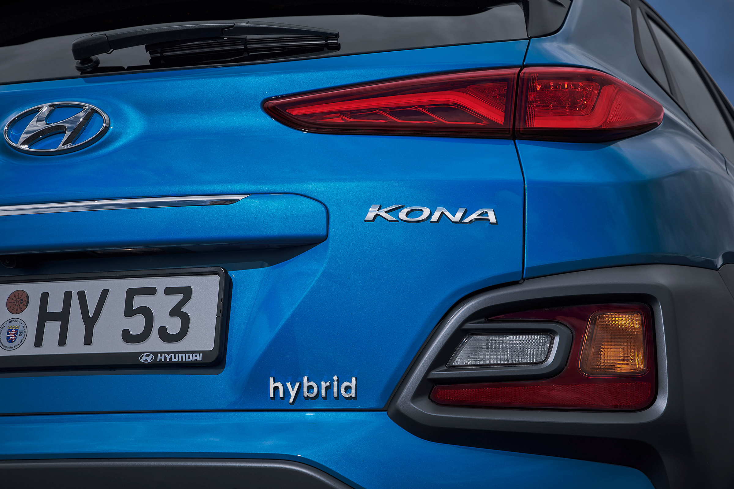 Hyundai Kona hybrid - rear detail