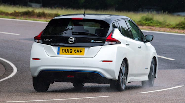 Nissan Leaf e+ - rear cornering