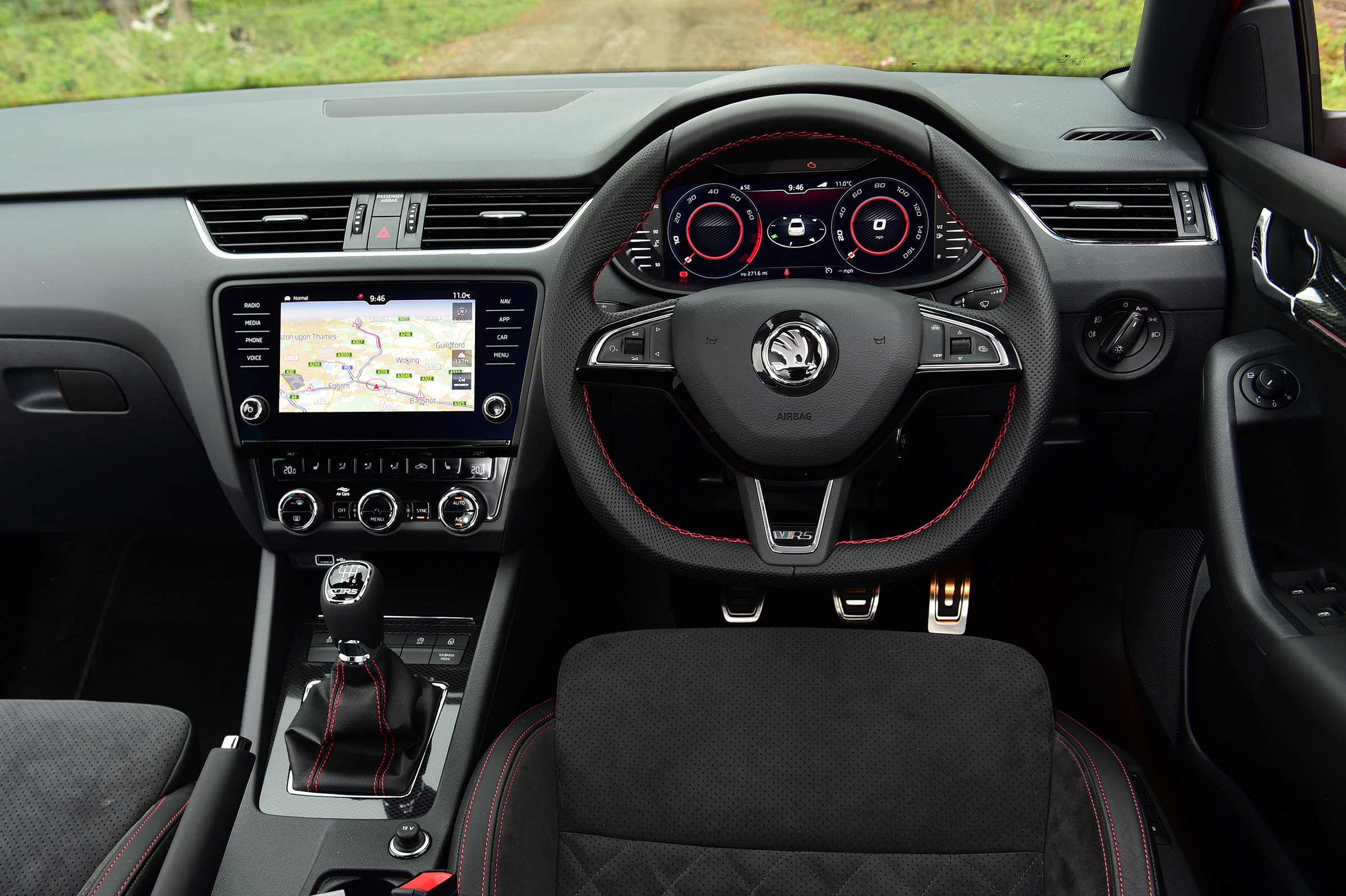 Skoda Octavia vRS Challenge - dash