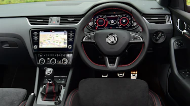 Skoda Octavia vRS Challenge - dash