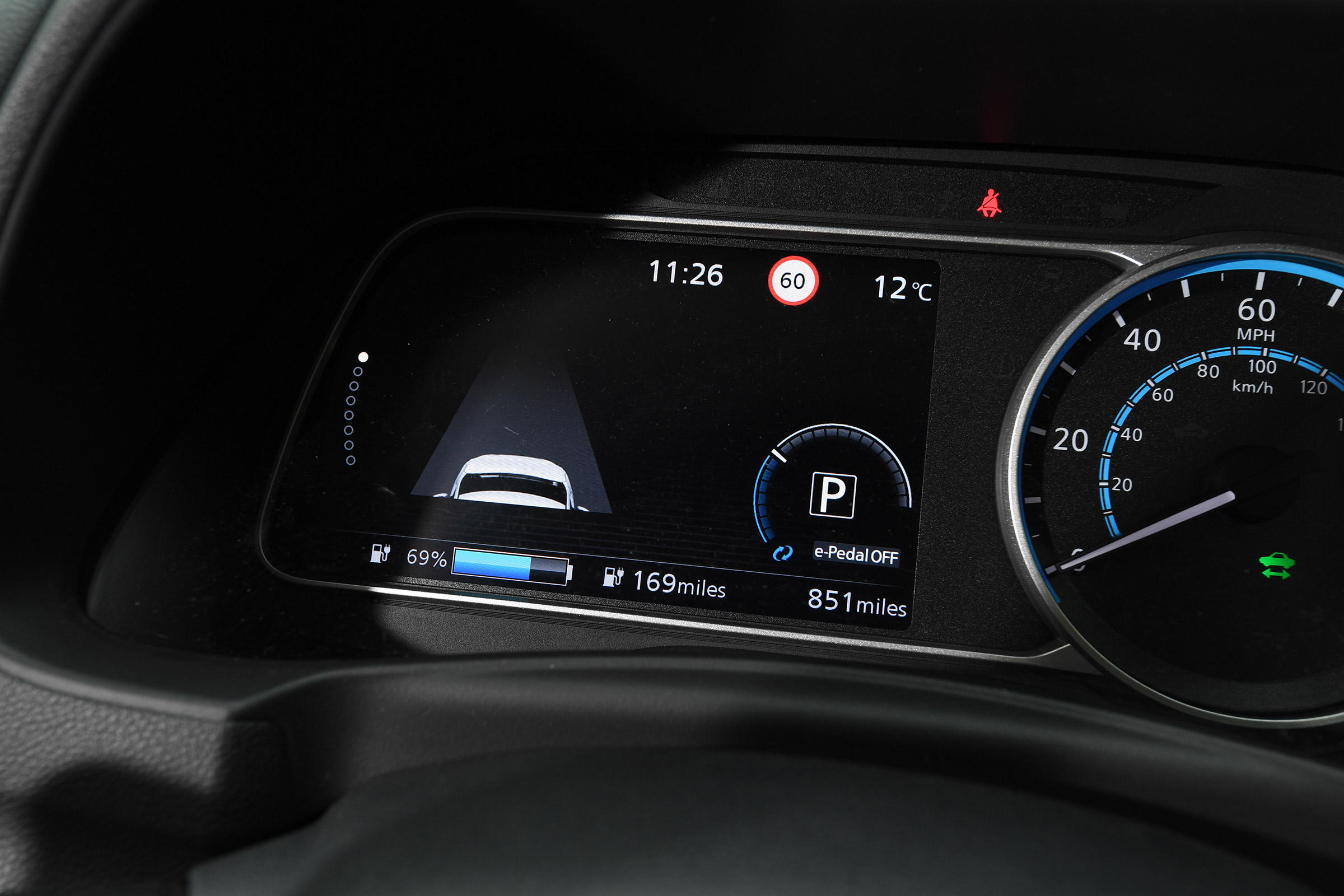 Nissan Leaf e+ - instruments