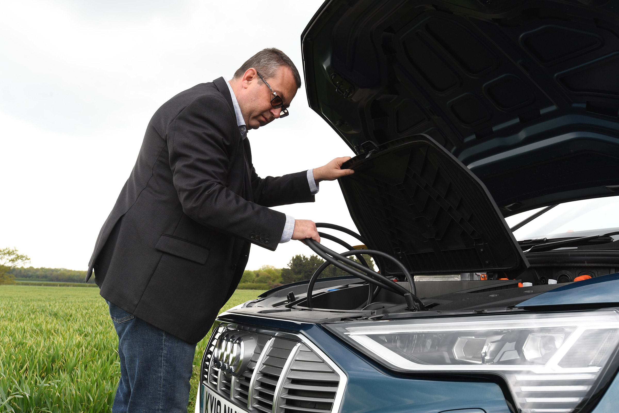 Audi e-tron long termer - first report front detail