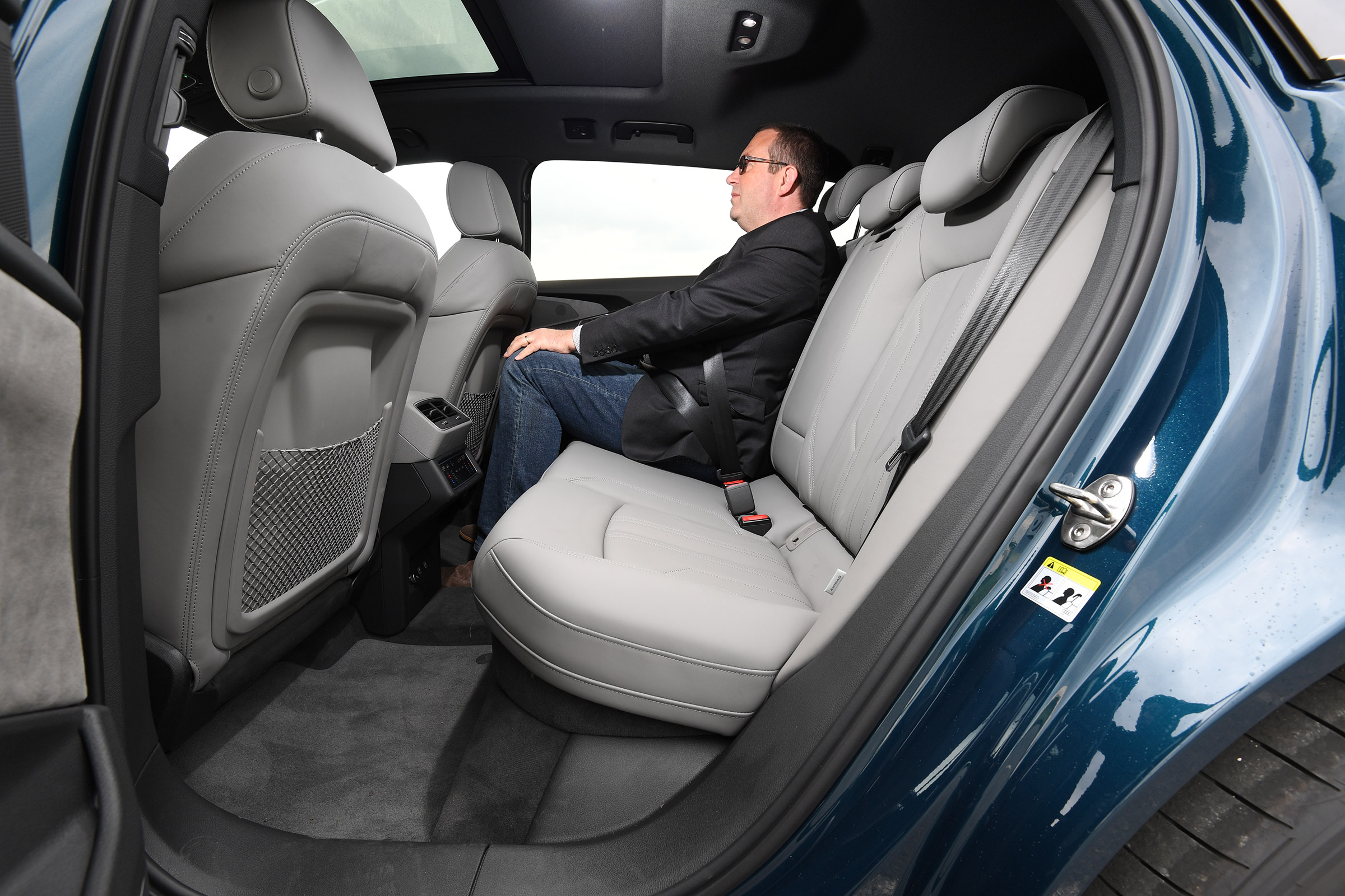 Audi e-tron long termer - first report Joh n McIlroy rear seats