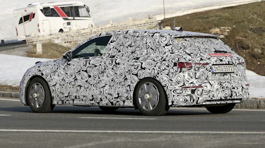 Audi A3 spied - rear 3/4 tracking