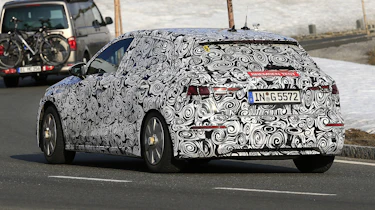 Audi A3 spied - rear tracking