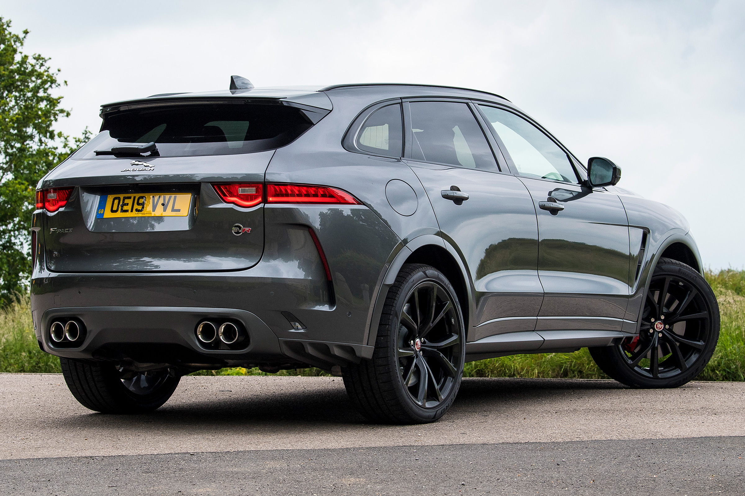 Jaguar F-Pace SVR - rear 3/4 static