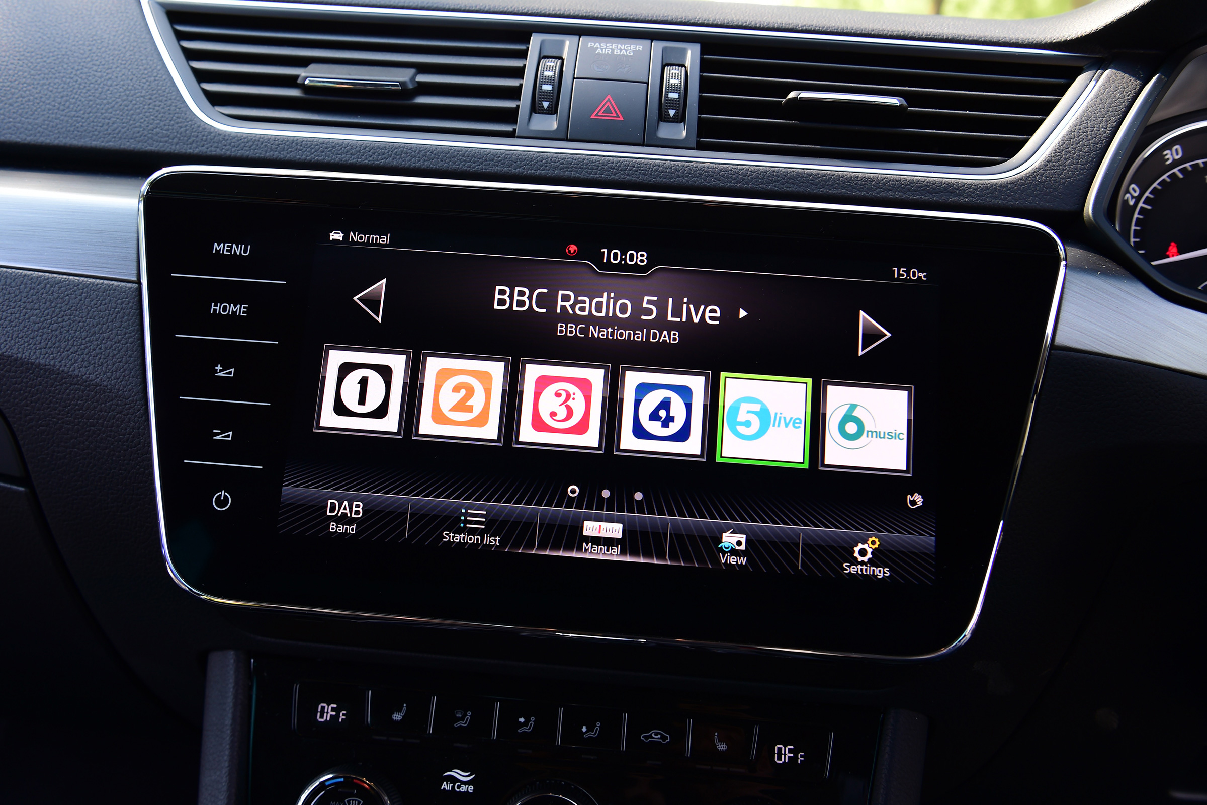 Skoda Superb - infotainment