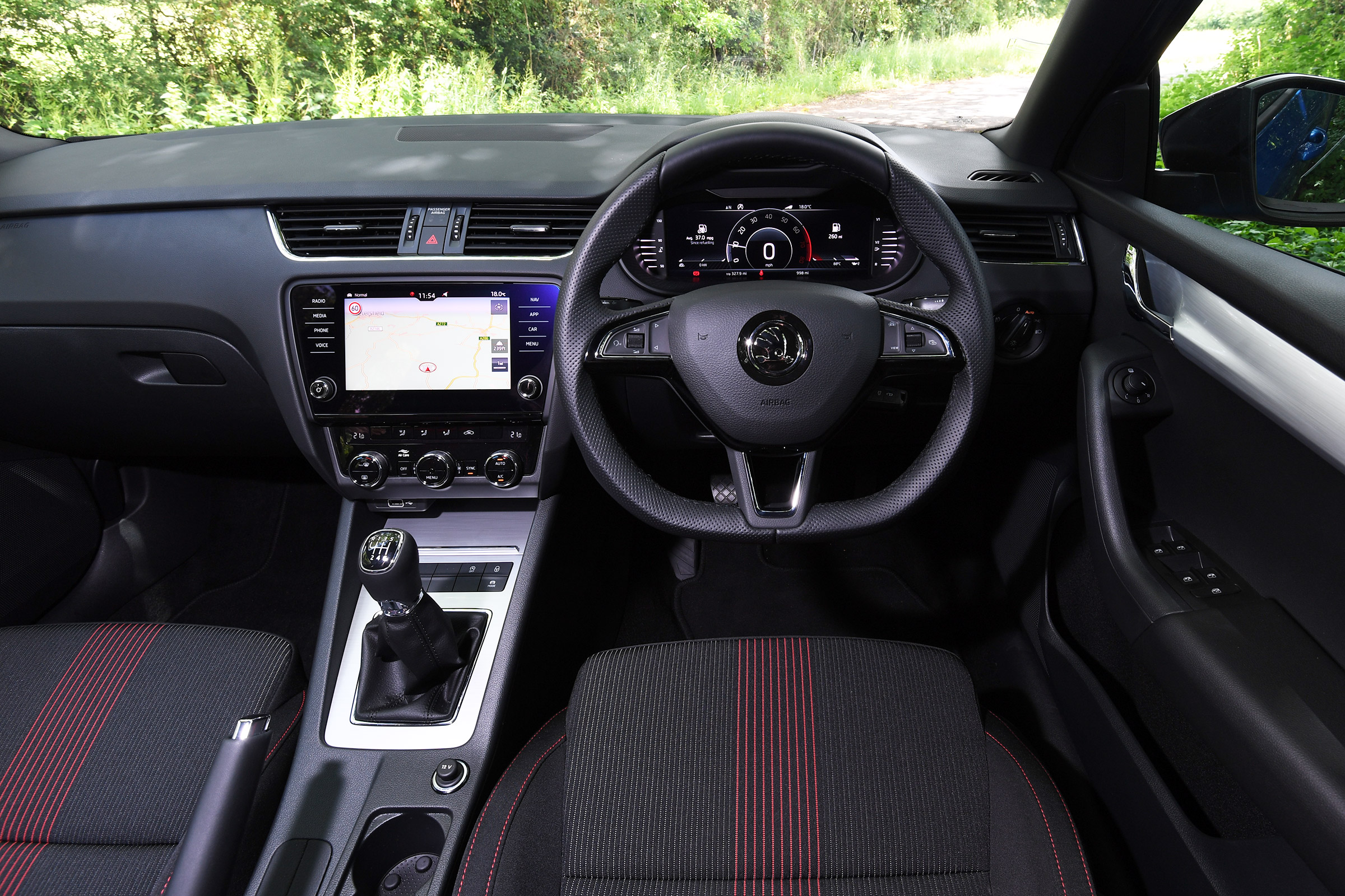 Skoda Octavia Sportline - dash