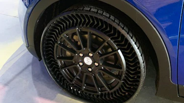 Michelin airless tyre - rear