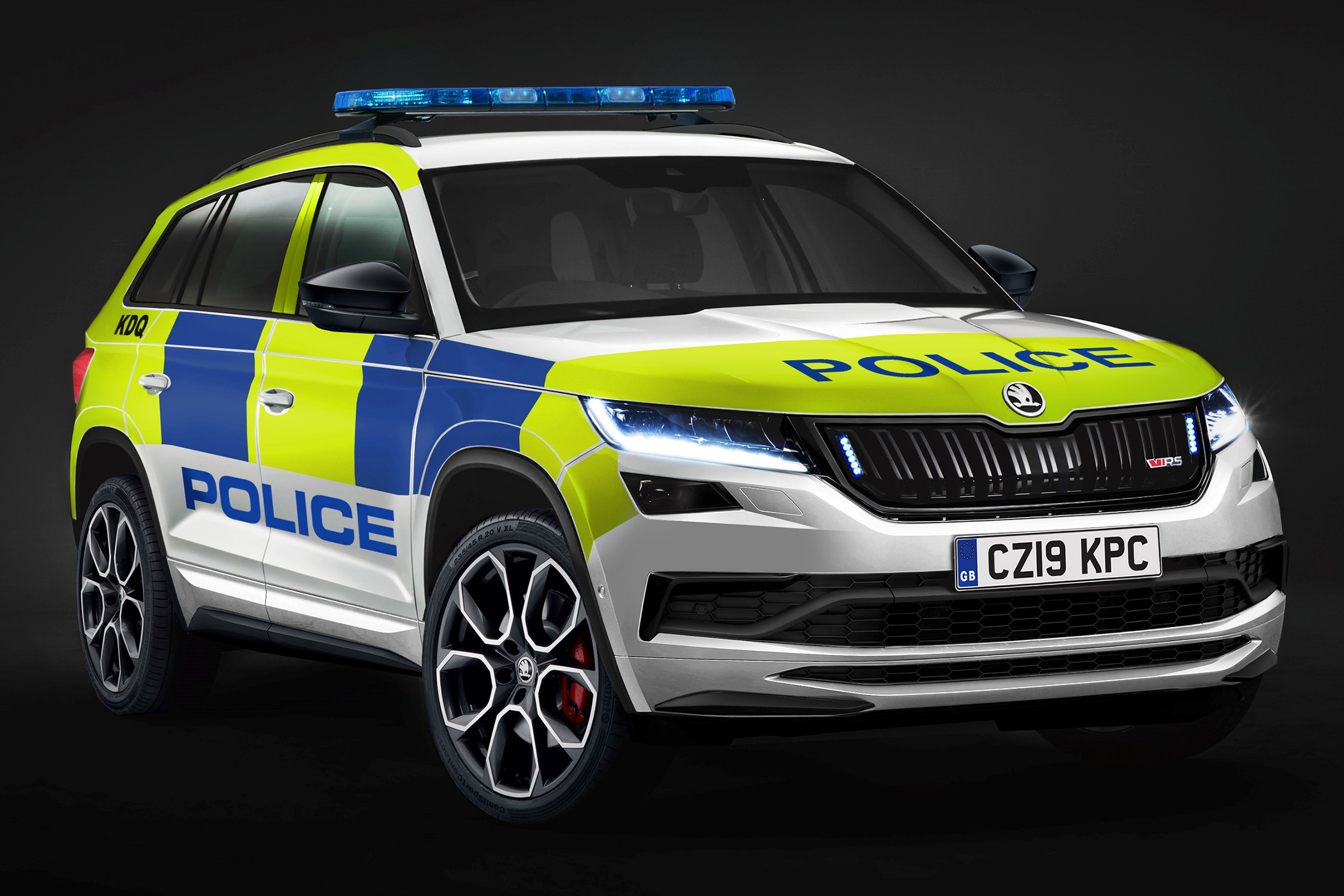 Skoda Kodiaq vRS police car