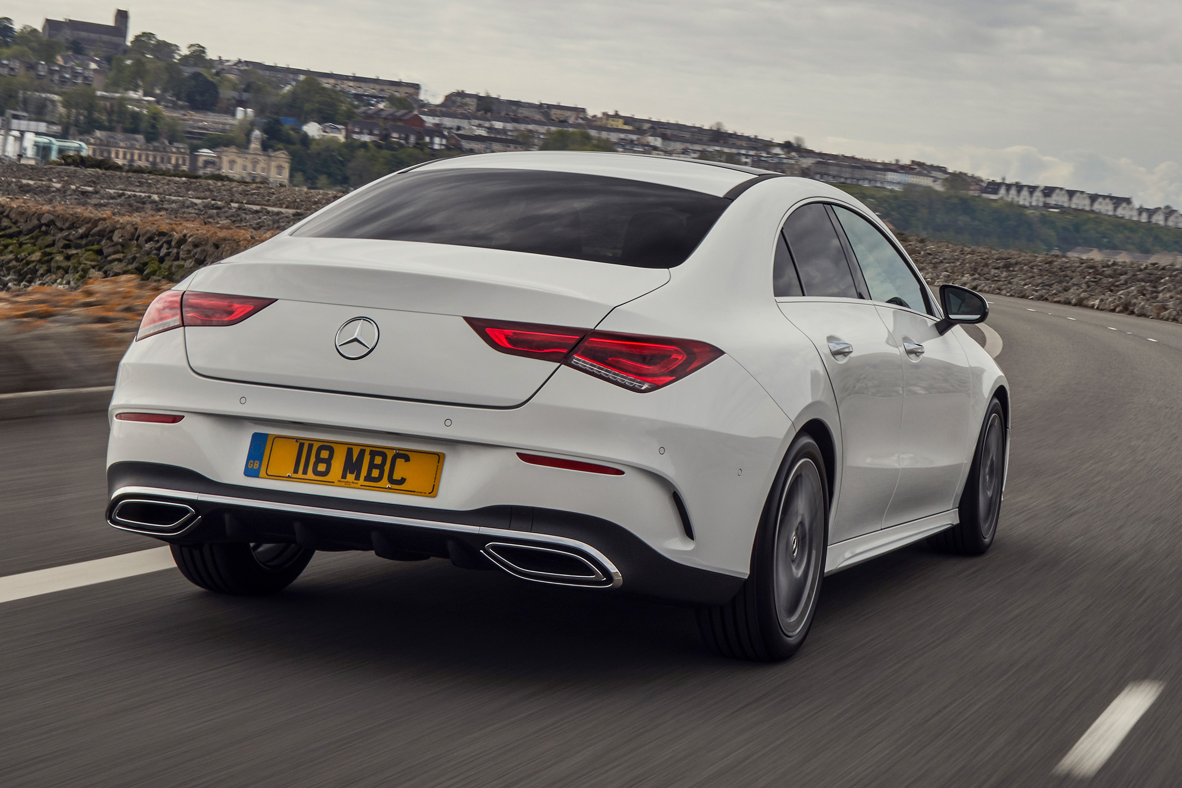 Mercedes CLA 250 AMG Line - rear tracking