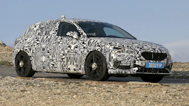Cupra Leon - spied - front 3/4 cornering