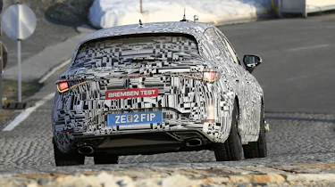 Cupra Leon - spied - front tracking