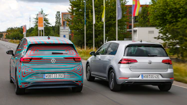 Volkswagen ID.3 vs Volkswagen e-Golf - rear