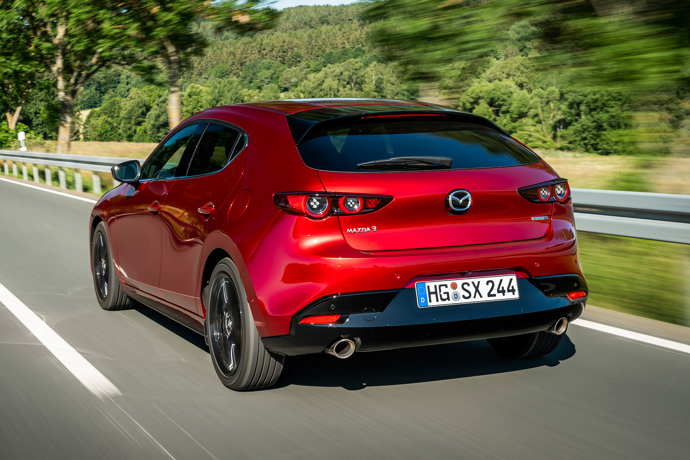 Mazda 3 SkyActiv-X - rear