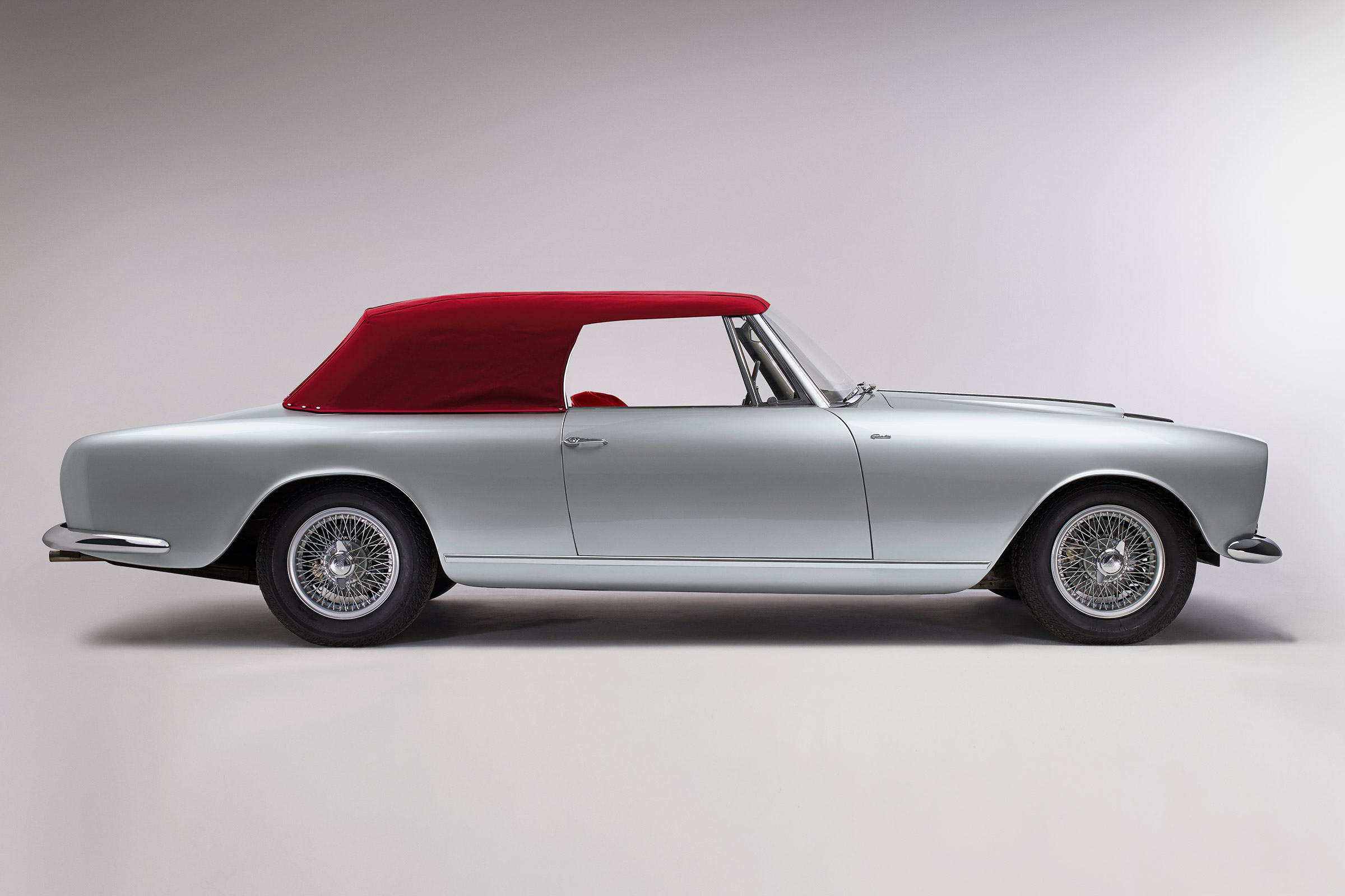 Alvis Silver Convertible - side