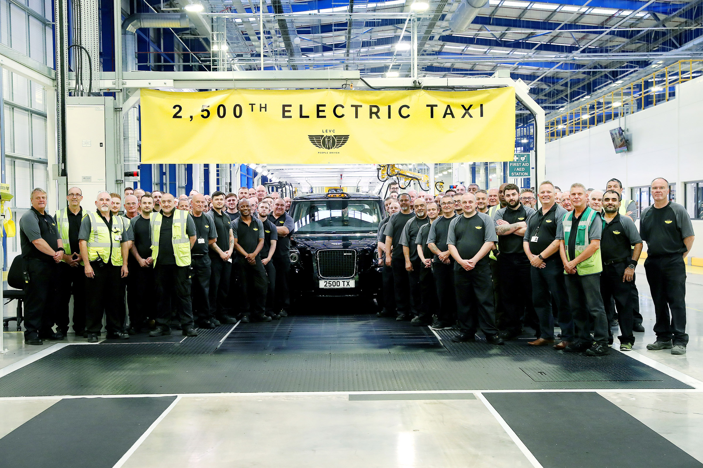 LEVC TX taxi - 2,500th taxi