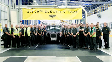 LEVC TX taxi - 2,500th taxi