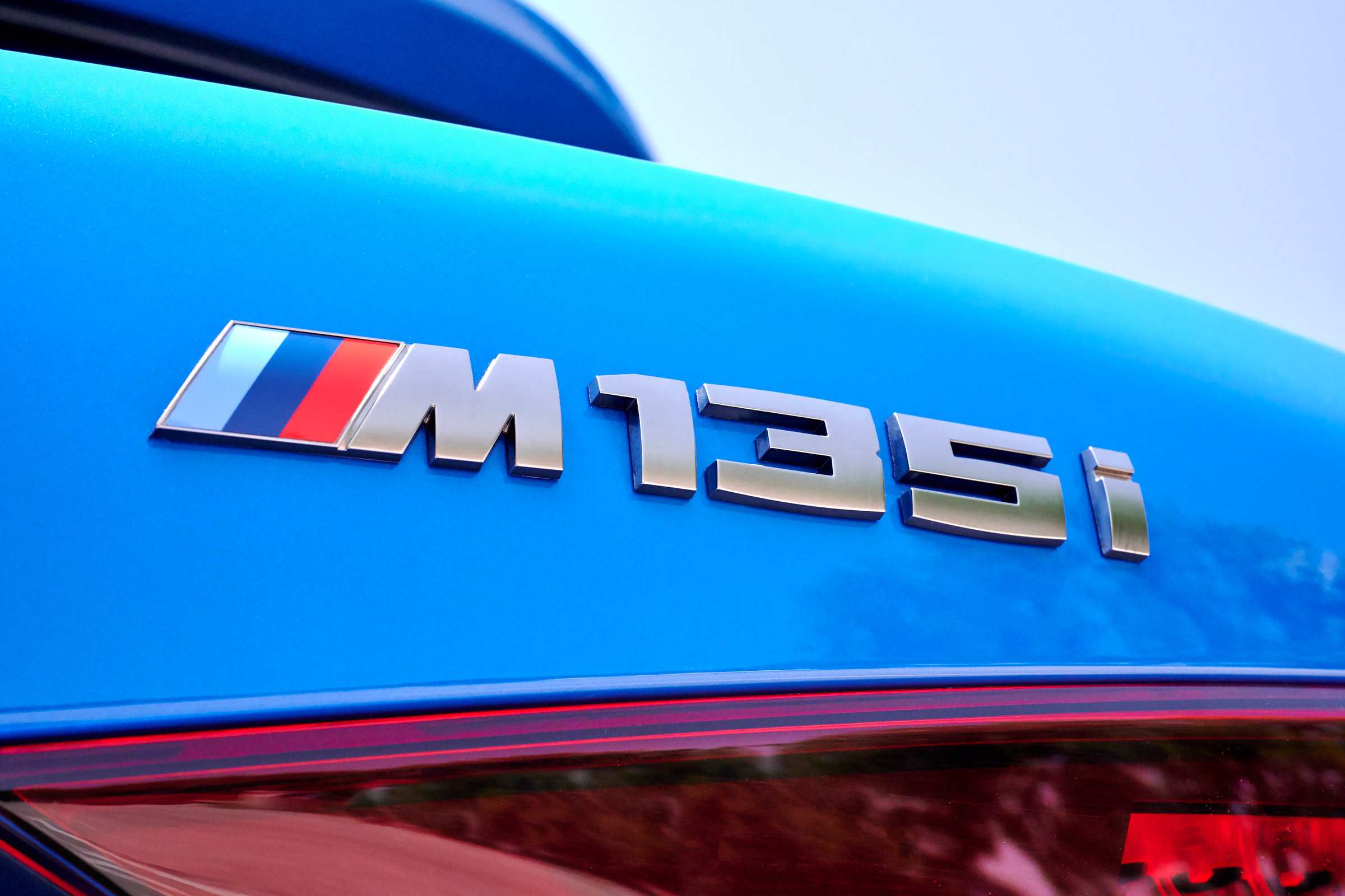 BMW M135i 2019 badge