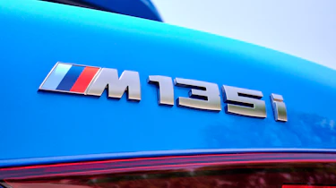 BMW M135i 2019 badge