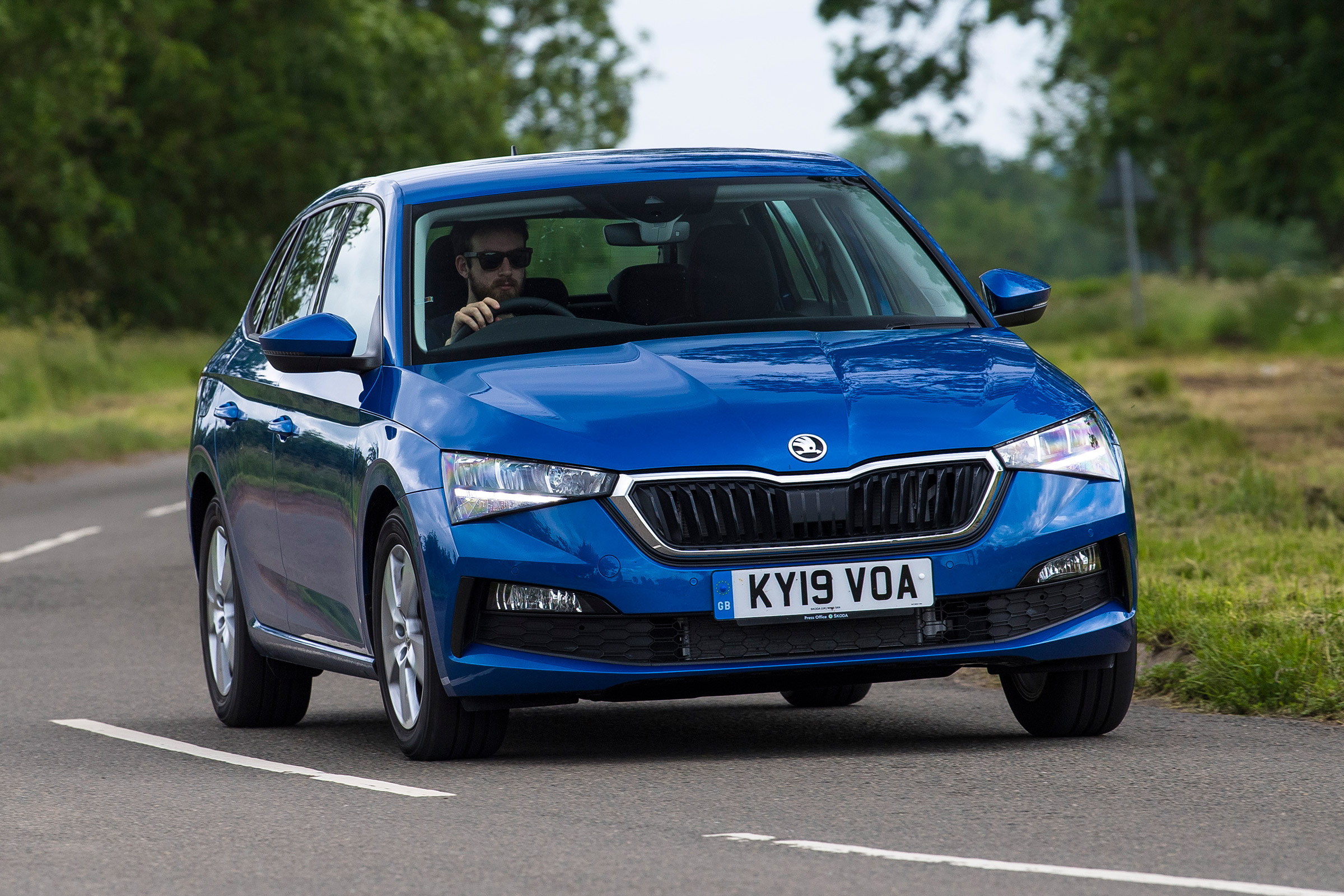Skoda Scala - front cornering