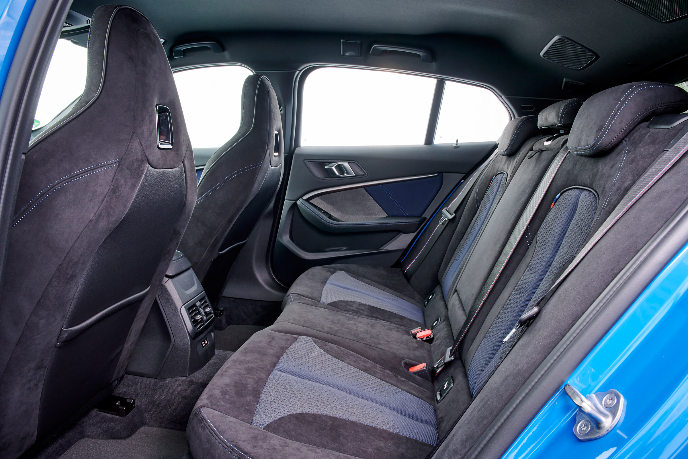 BMW M135i 2019 rear seats
