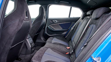 BMW M135i 2019 rear seats