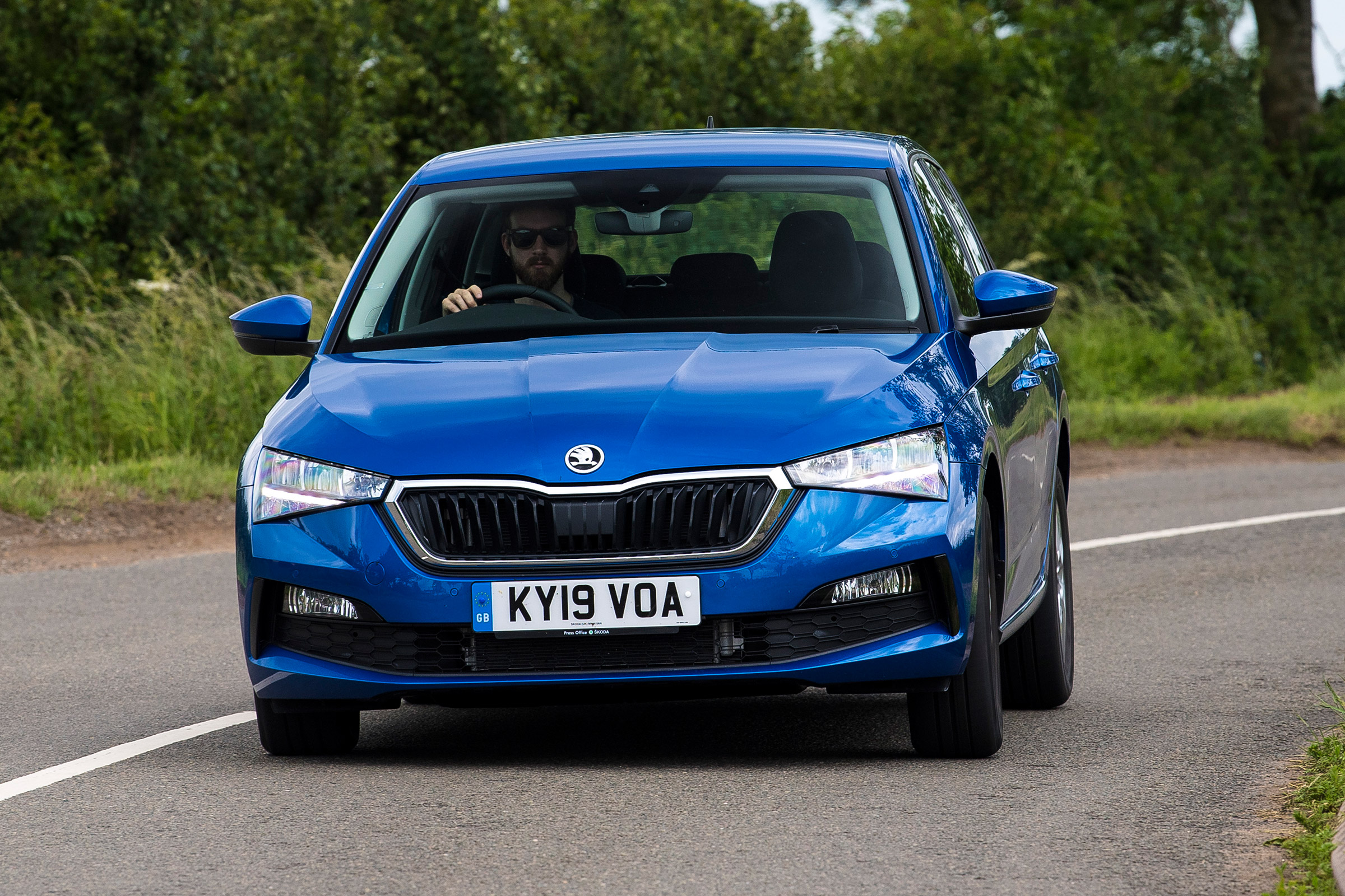 Skoda Scala - front action