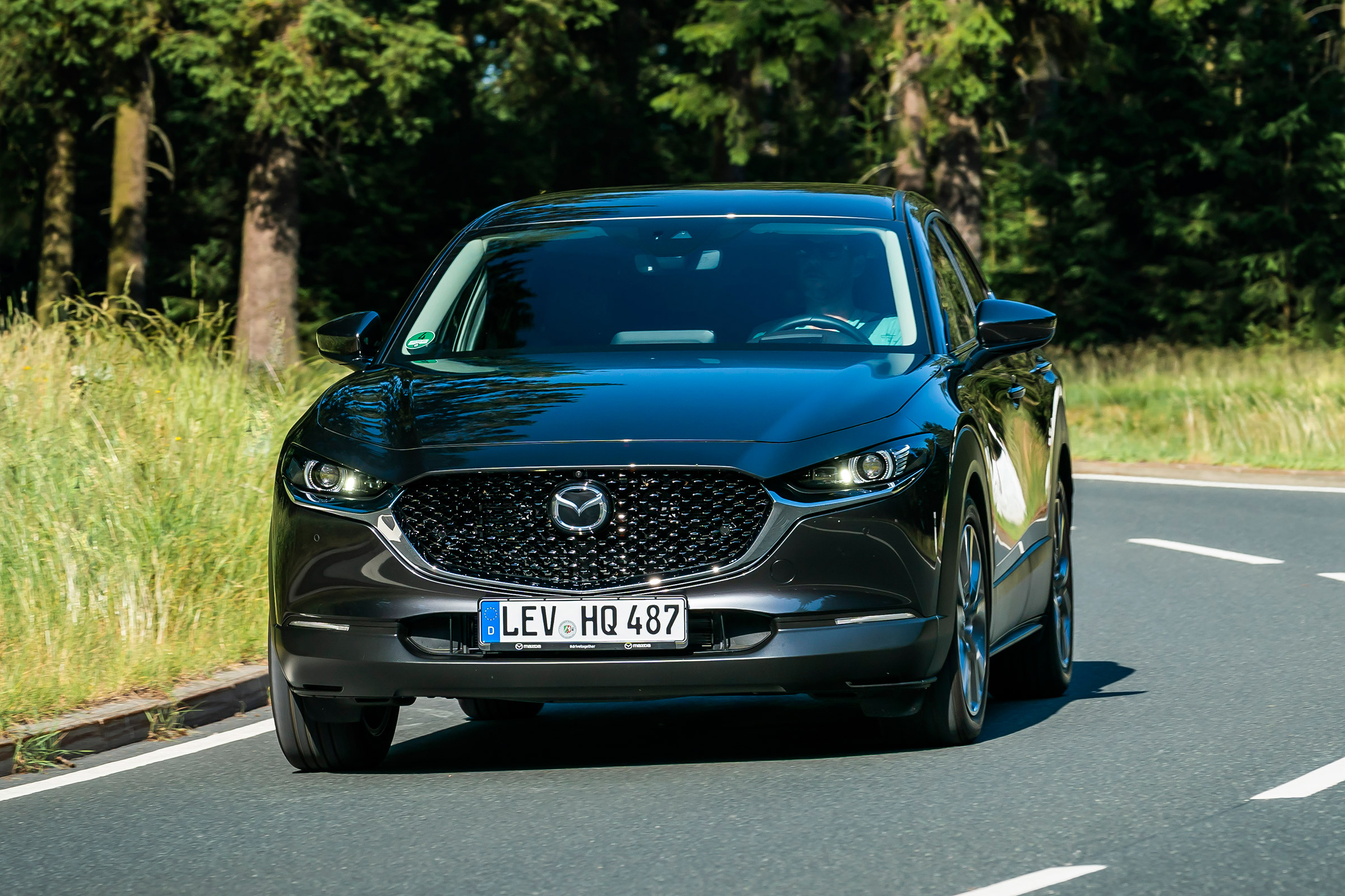Mazda CX-30 - front cornering