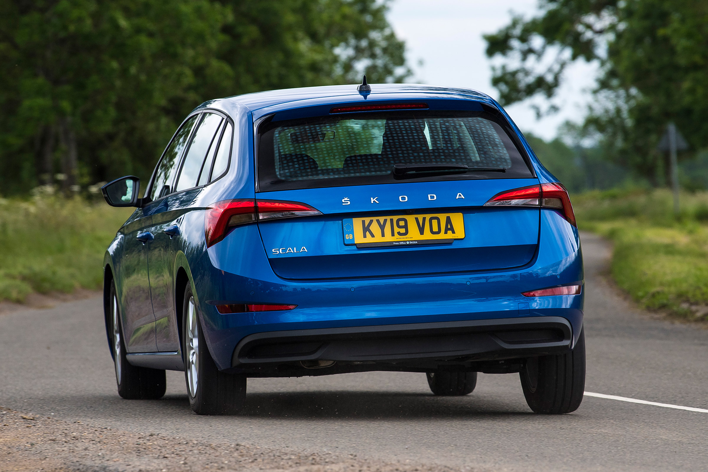 Skoda Scala - rear cornering