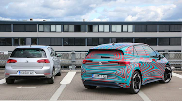 Volkswagen ID.3 vs Volkswagen e-Golf - rear static