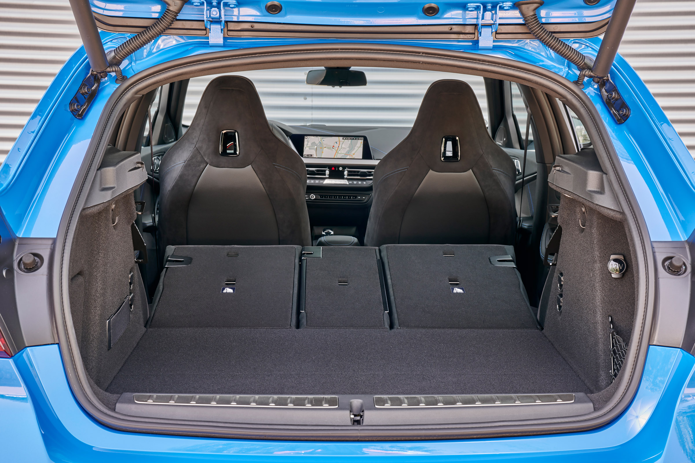 BMW M135i 2019 boot seats down