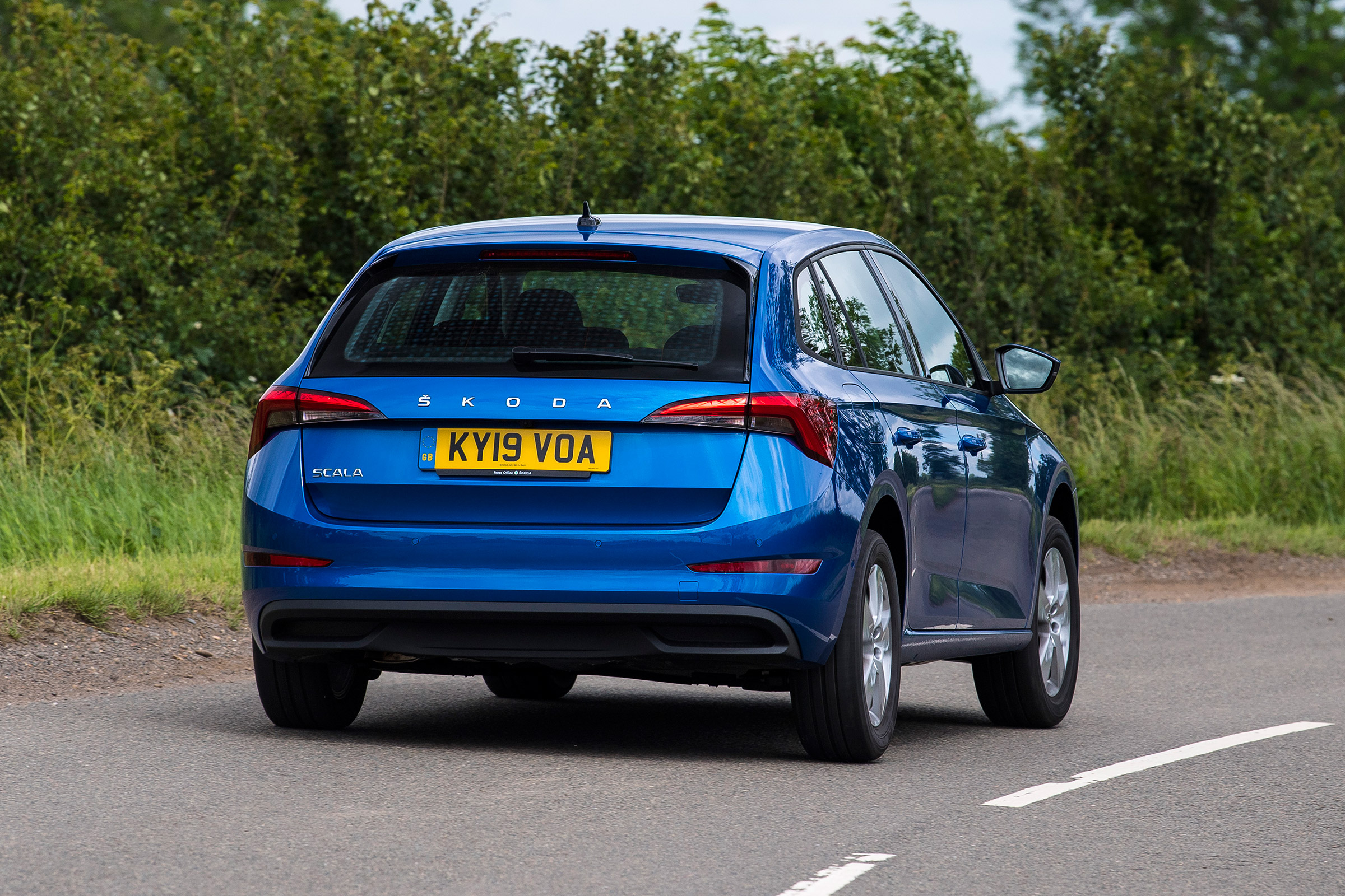 Skoda Scala - rear action