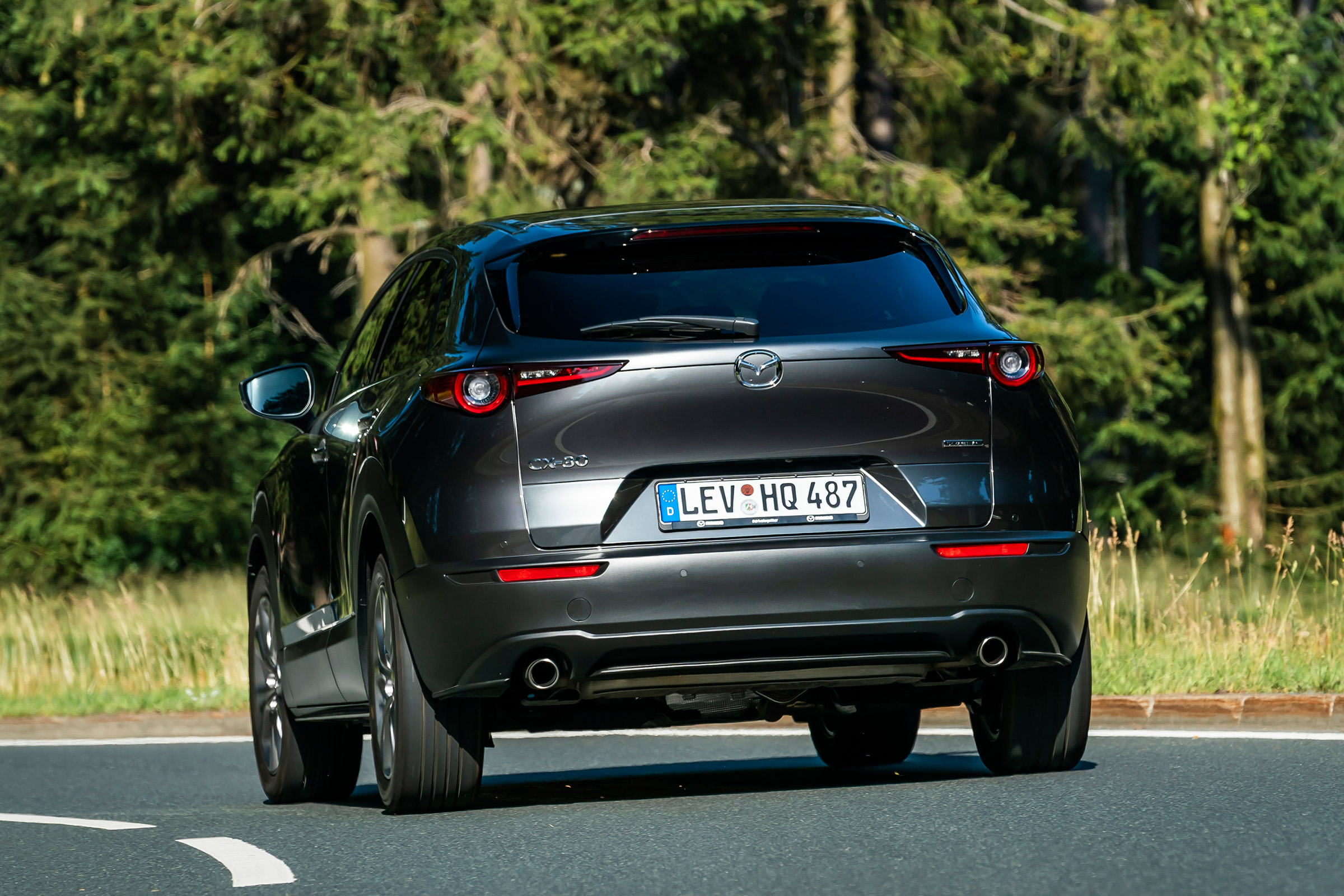 Mazda CX-30 - rear cornering