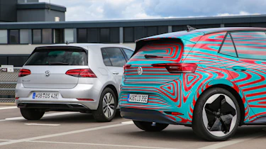 Volkswagen ID.3 vs Volkswagen e-Golf - rear detail