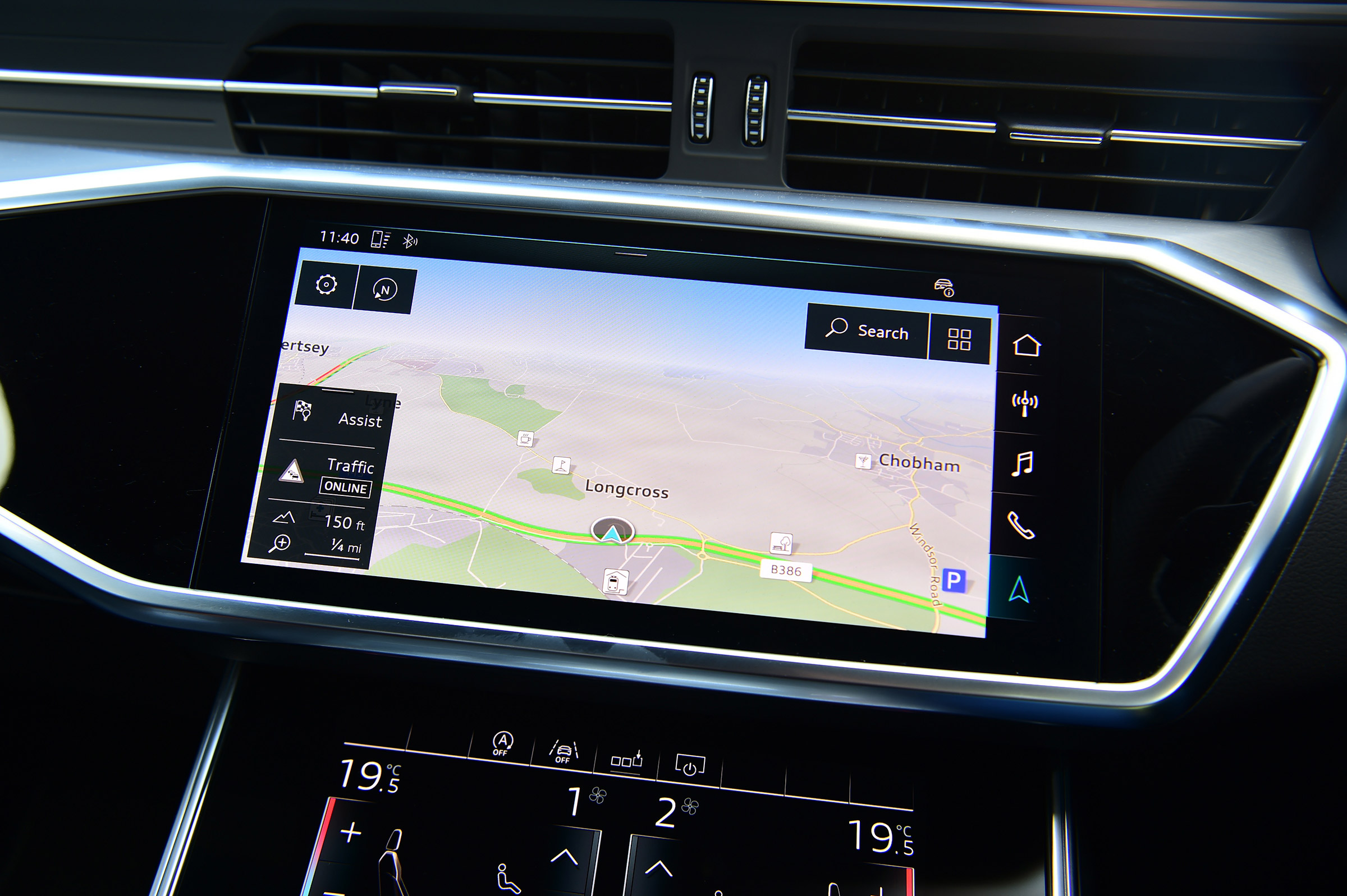 Audi S6 Avant - sat-nav
