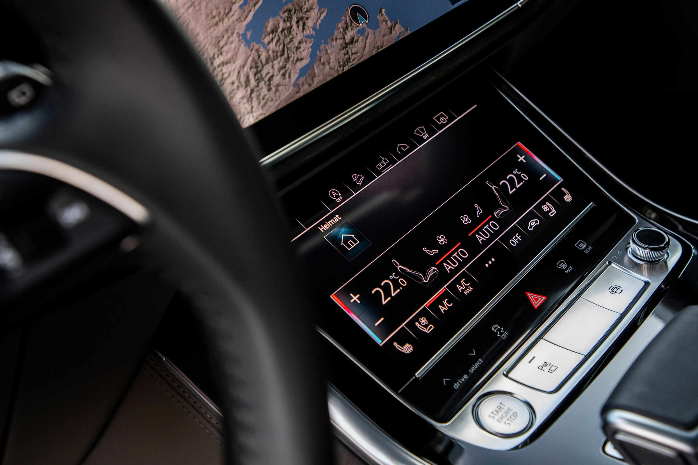 Audi Q7 - centre console