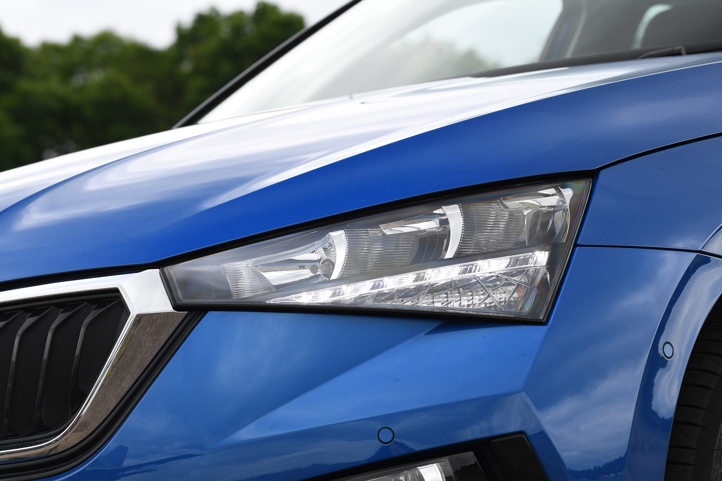 Skoda Scala - front light