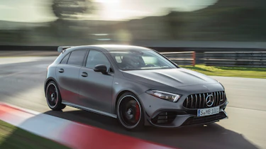 Mercedes-AMG A45 2019 cornering
