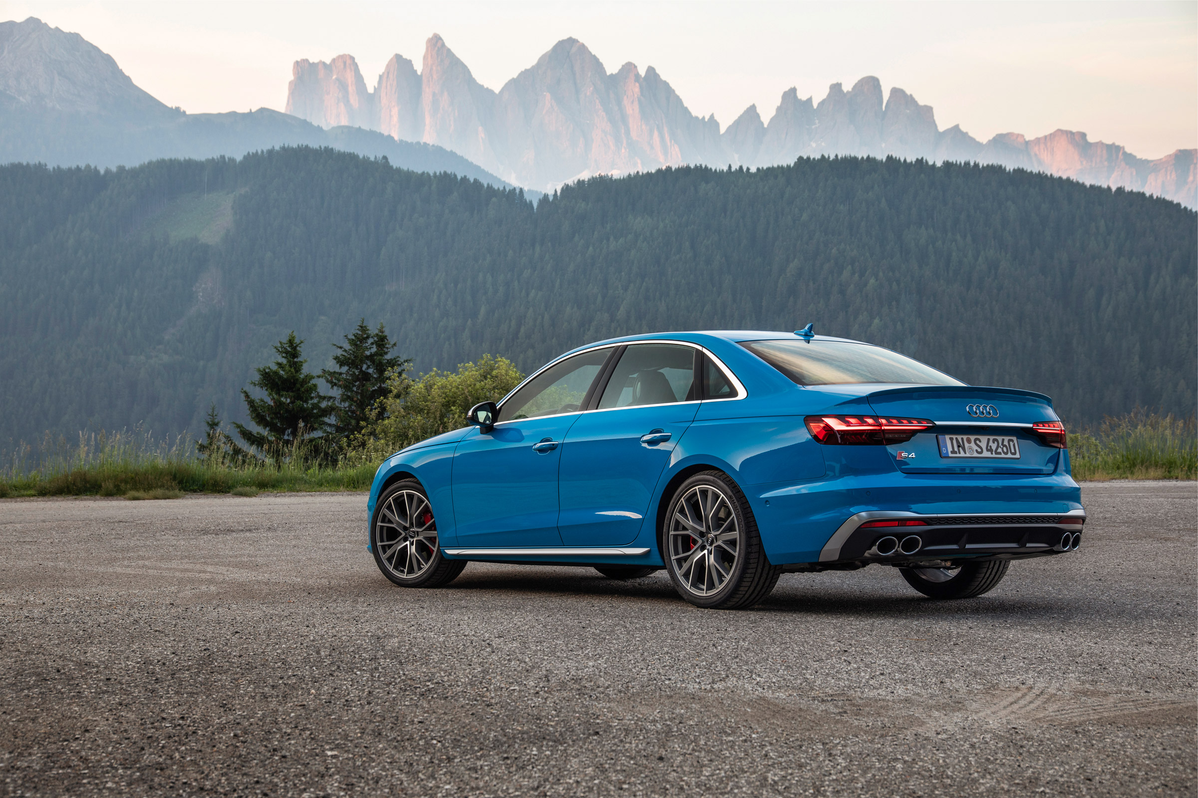 2019 Audi S4 saloon rear static