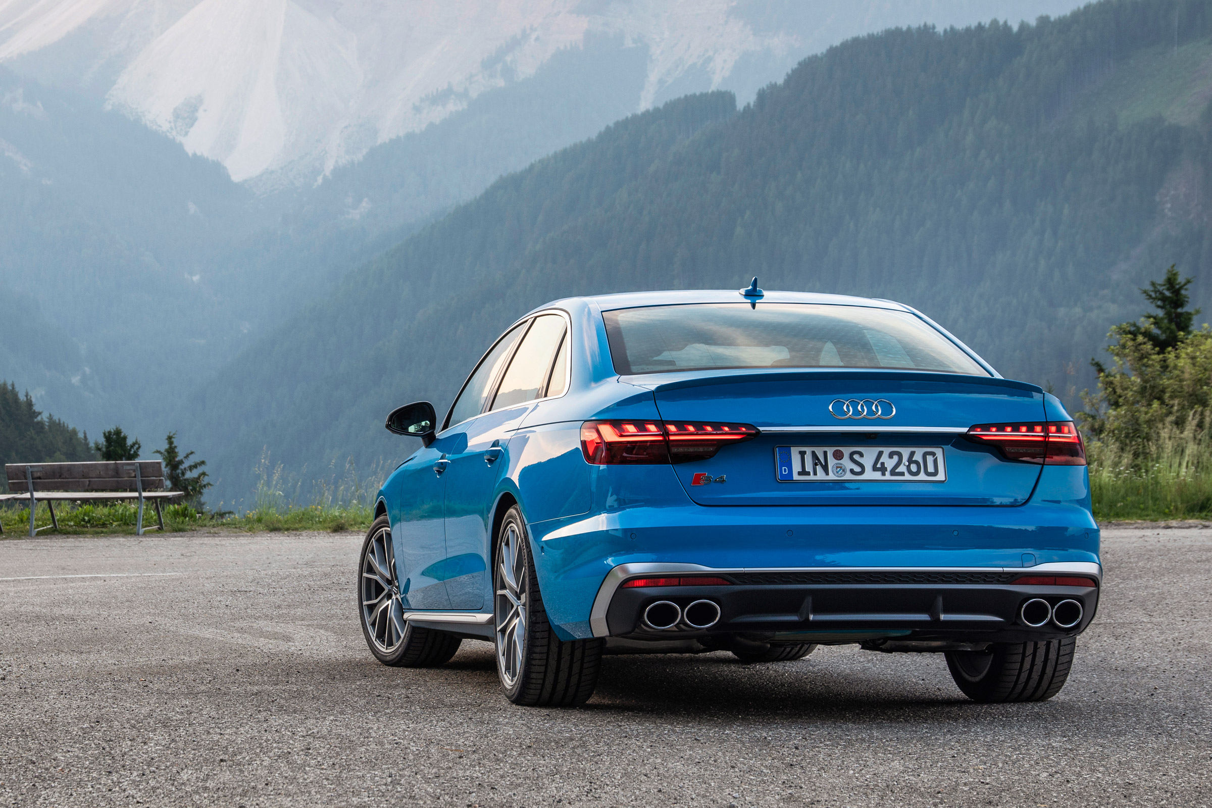 2019 Audi S4 saloon boot view
