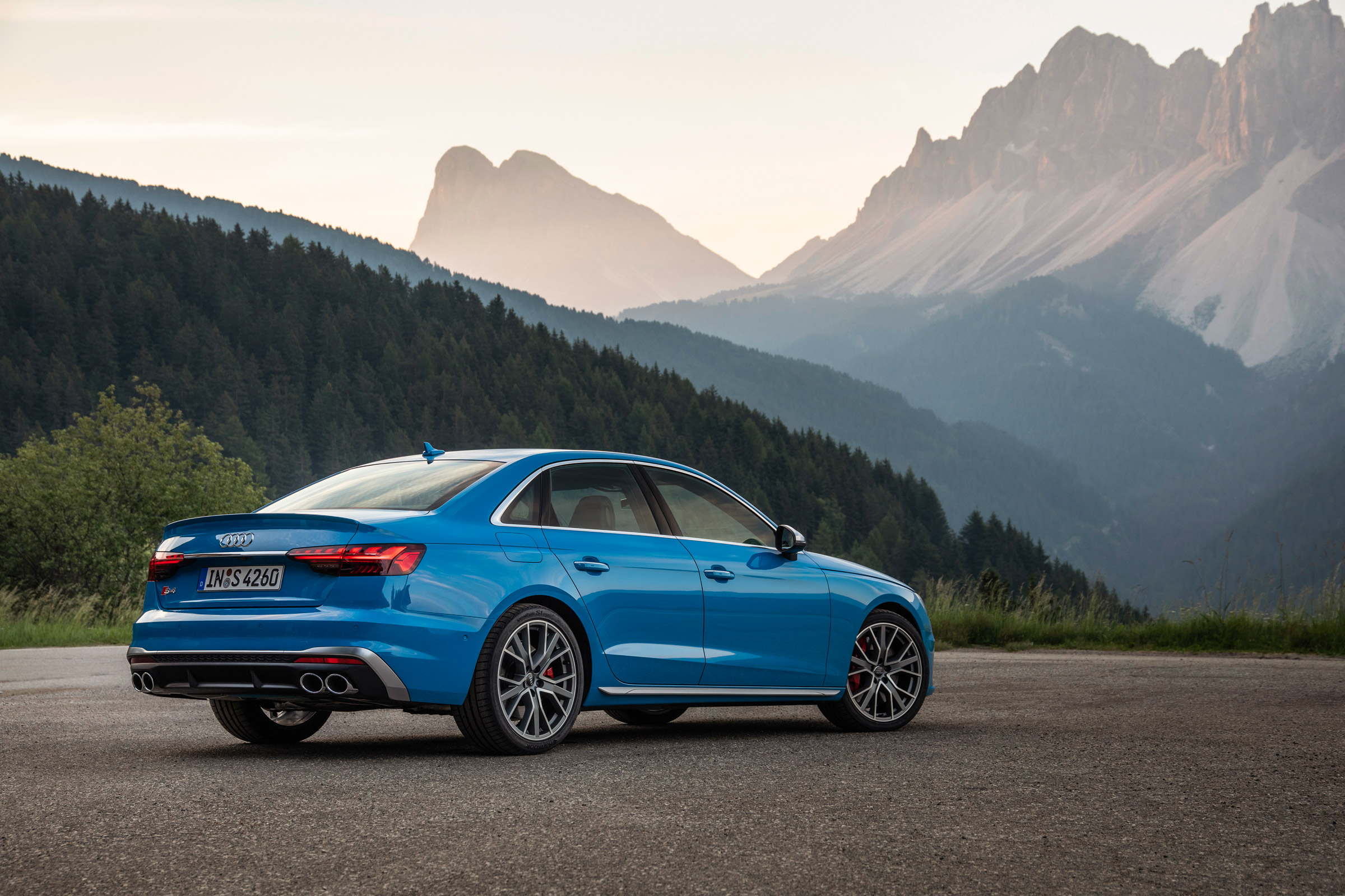 2019 Audi S4 saloon rear