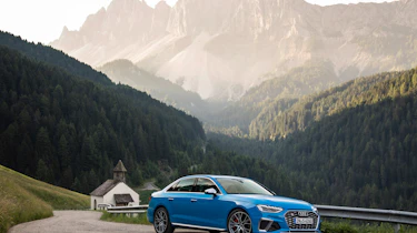 2019 Audi S4 saloon mountain