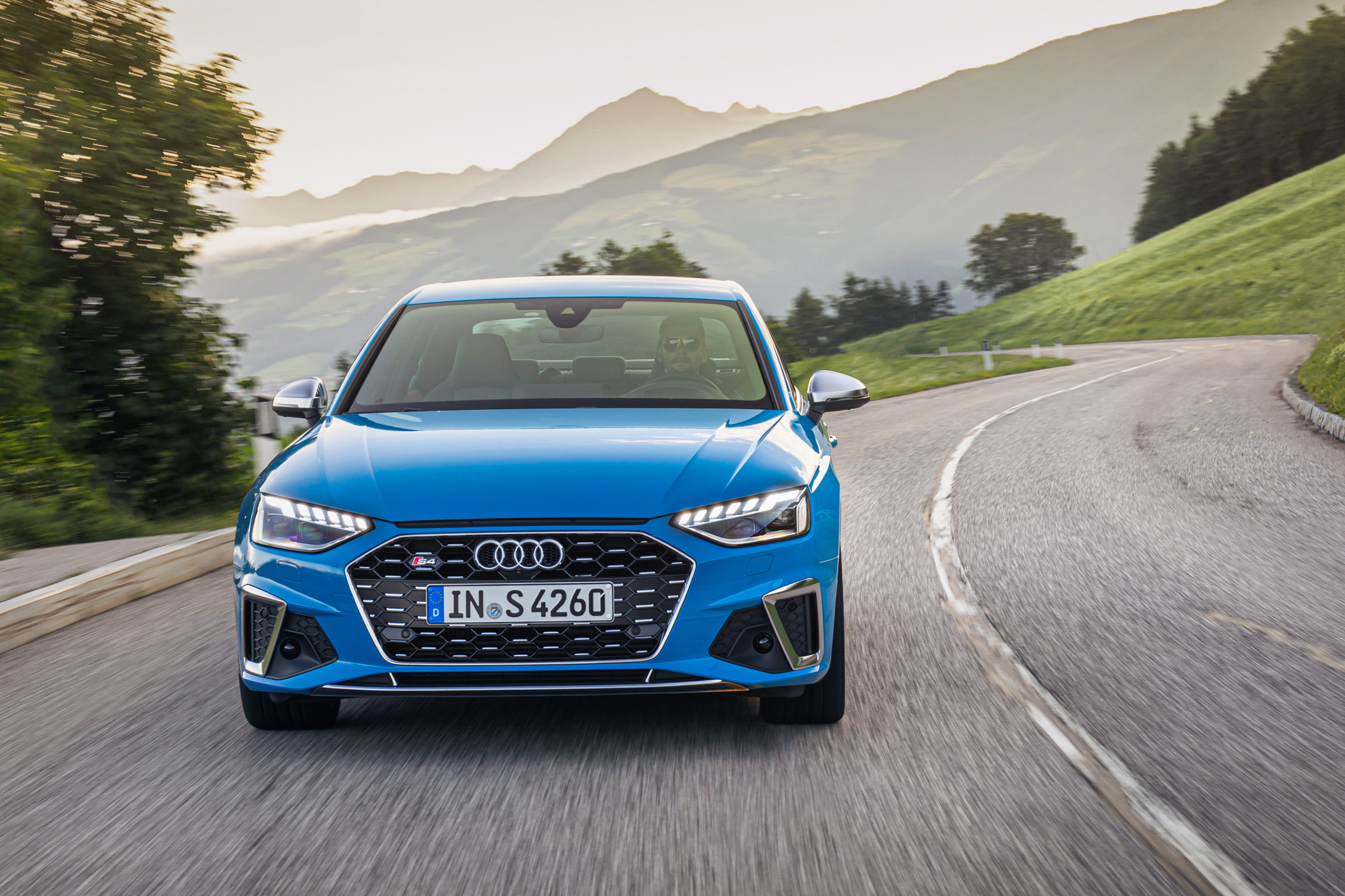 2019 Audi S4 saloon driving