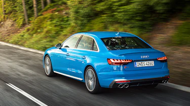 2019 Audi S4 saloon rear tracking