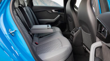 2019 Audi S4 saloon rear seats