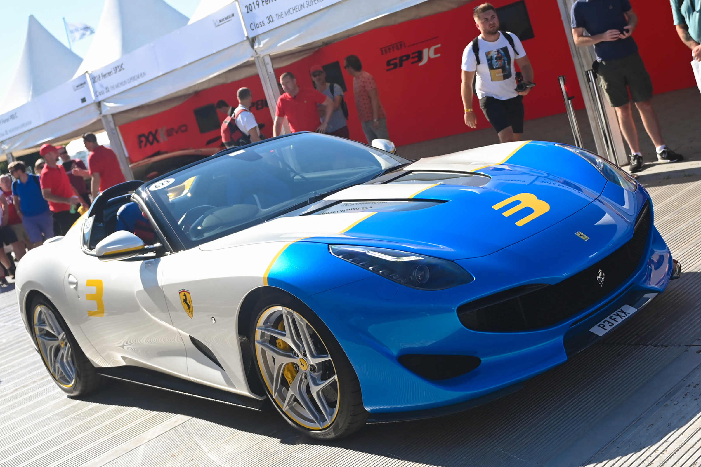 Ferrari SP3JC - front 3/4 static Goodwood 2019