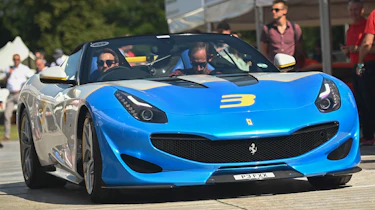 Ferrari SP3JC - front tracking Goodwood 2019